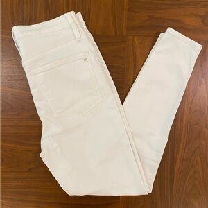 Madewell White Jeans Size 30 10” high rise skinny